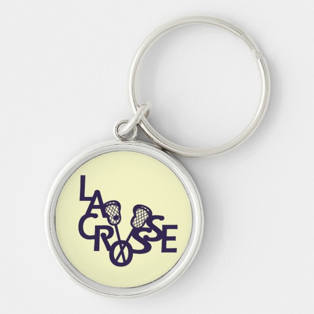 Lacrosse Letters Key Ring (Front)