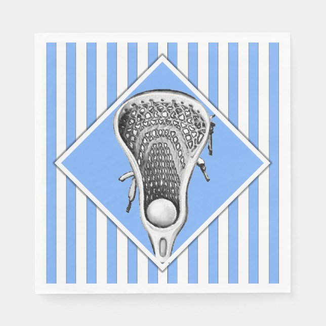 Lacrosse Light Blue Napkin (Front)