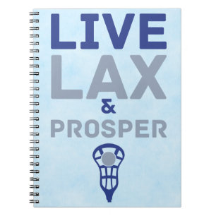 Lacrosse Live LAX and Prosper Notebook