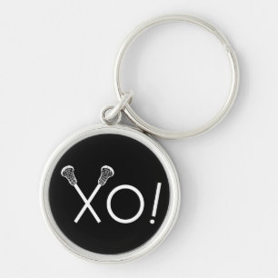 Lacrosse Love Novelty Gift Key Ring