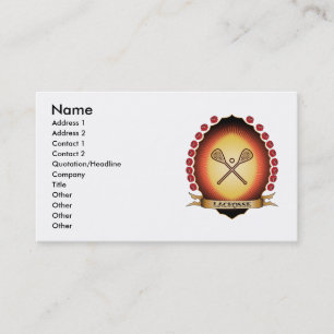 Lacrosse Mandorla Business Card