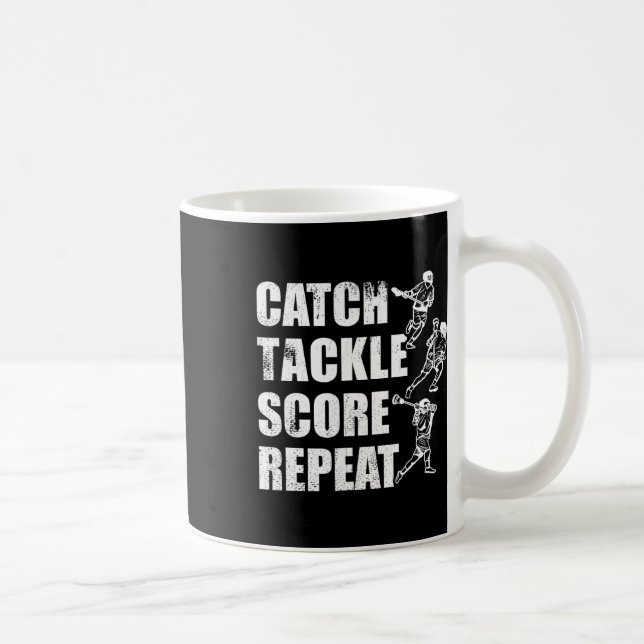 Lacrosse Match Lacrosse Coach  Coffee Mug (Right)