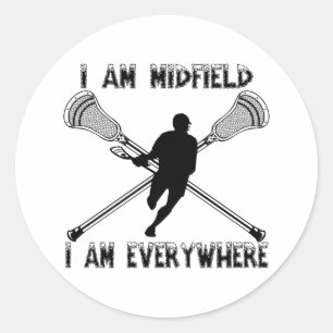 Lacrosse Midfield Everywhere Sticker