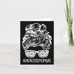Lacrosse Mum Life Mothers Day Lax Sport Mama Mummy Card