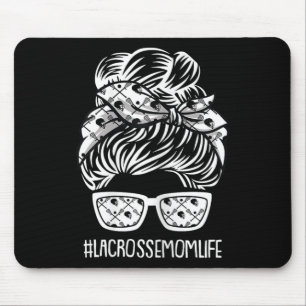 Lacrosse Mum Life Mothers Day Lax Sport Mama Mummy Mouse Mat
