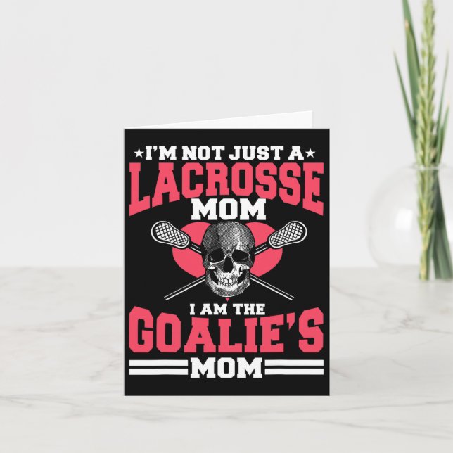 Lacrosse Mum Player Team Sport Mummy Mother's Day  Card (Front)
