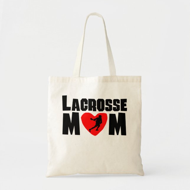 Lacrosse Mum Tote Bag (Front)