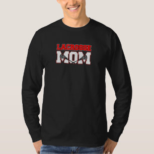 Lacrosse Mum Vintage Retro Lacrosse Stick Sun  T-Shirt