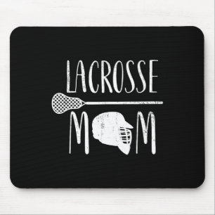 Lacrosse Mum Womens Vintage Lax Gift Shirt Mouse Mat