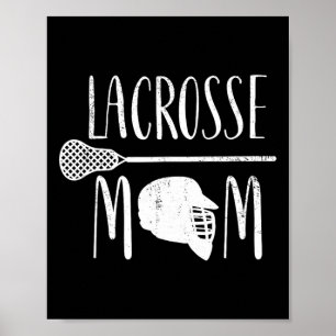 Lacrosse Mum Womens Vintage Lax Gift Shirt Poster