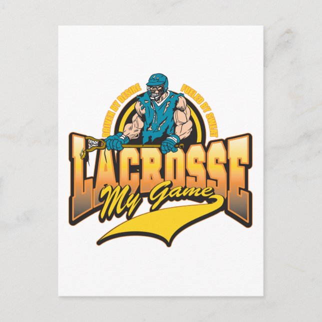 Lacrosse My Game Postcard (Front)