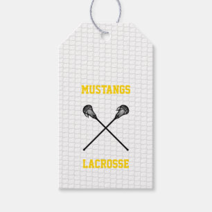 Lacrosse Net Personalized Team Name Colors Awards Gift Tags