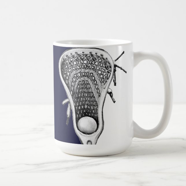 Lacrosse Novelty Gift Coffee Mug (Right)