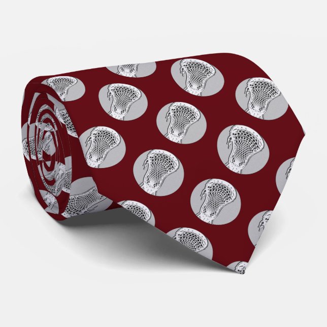 Lacrosse Novelty Tie (Rolled)
