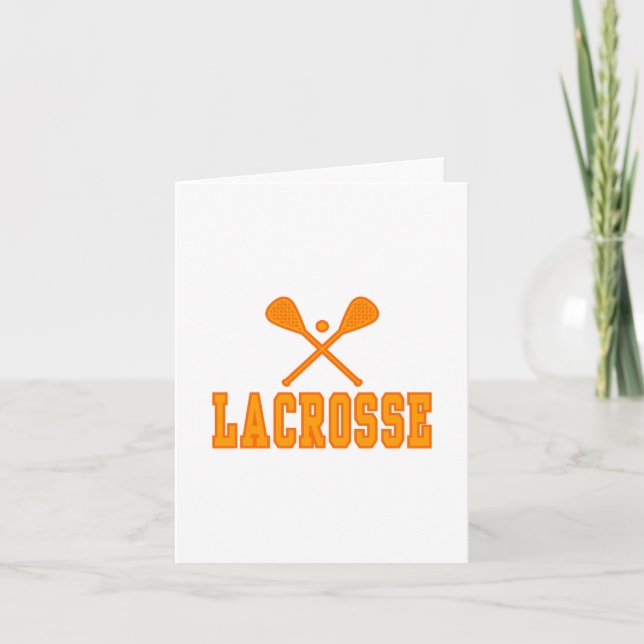 Lacrosse Orange Card (Front)