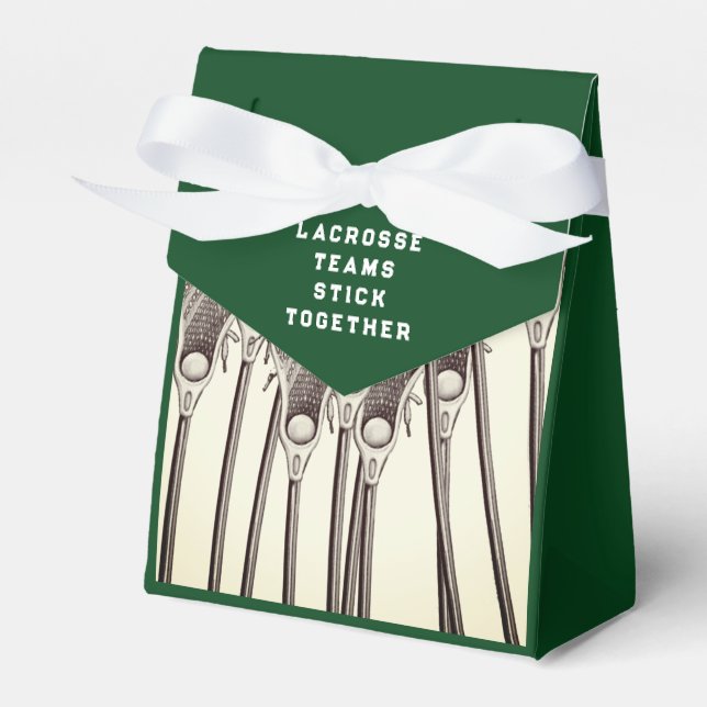 Lacrosse Party Favour Box (Front Side)