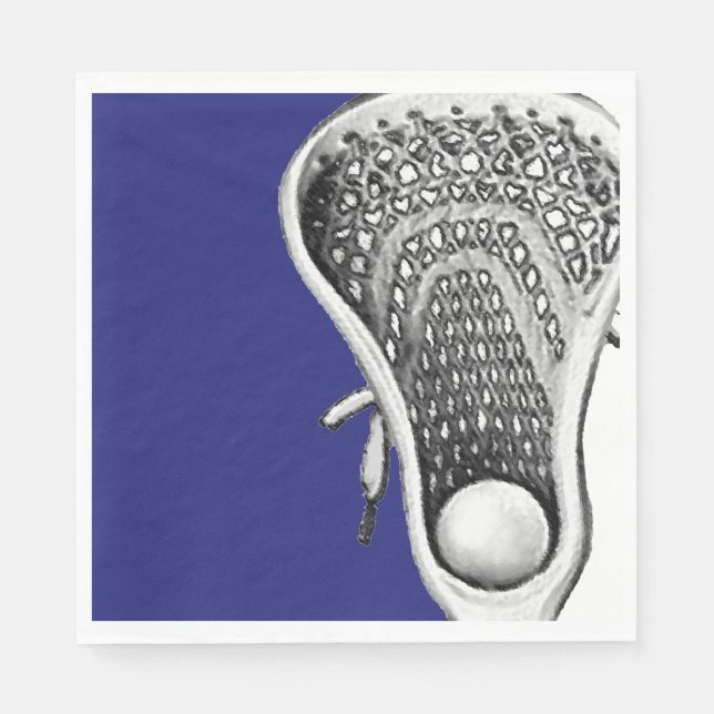Lacrosse Party Napkin (Front)