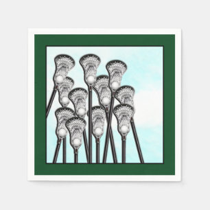 Lacrosse Party Napkin