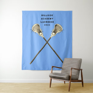 Lacrosse Party Senior Night Tapestry