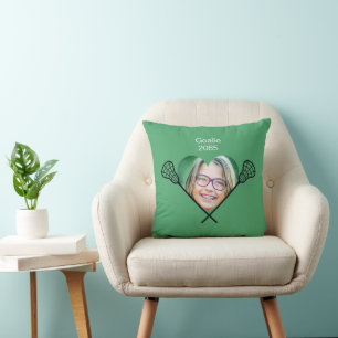 Lacrosse Photo Girl Cushion