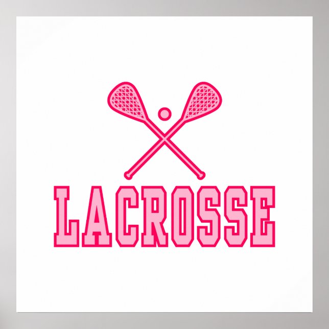 Lacrosse Pink Poster (Front)