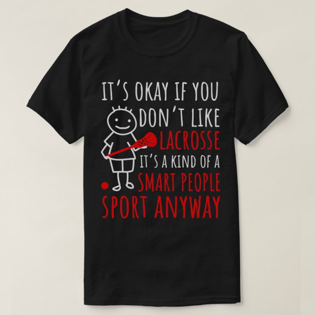 Lacrosse Player 2 T-Shirt (Design Front)