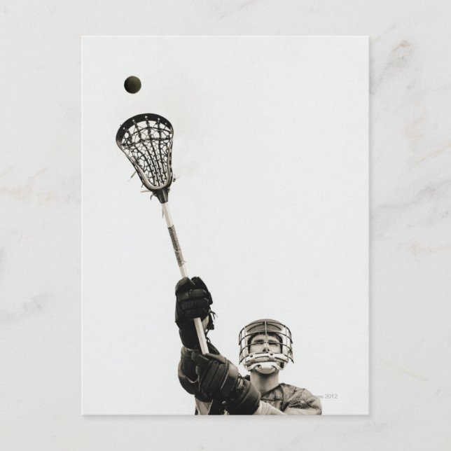 Lacrosse Player 3 Postcard (Front)