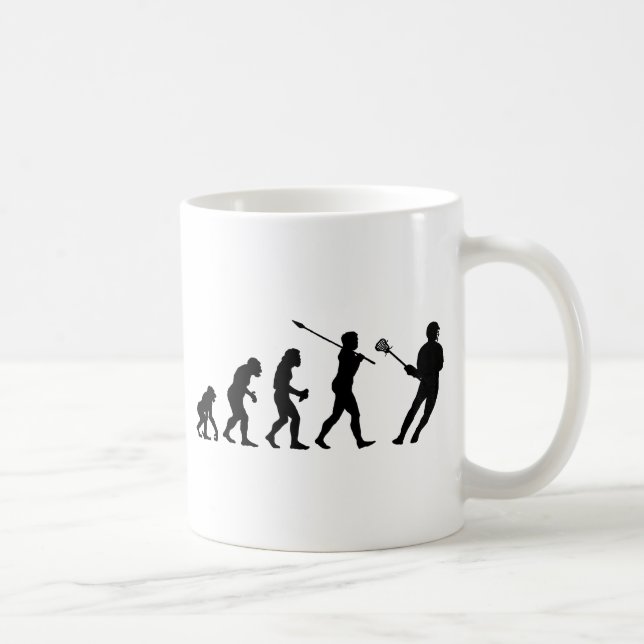 Lacrosse Player Coffee Mug (Right)