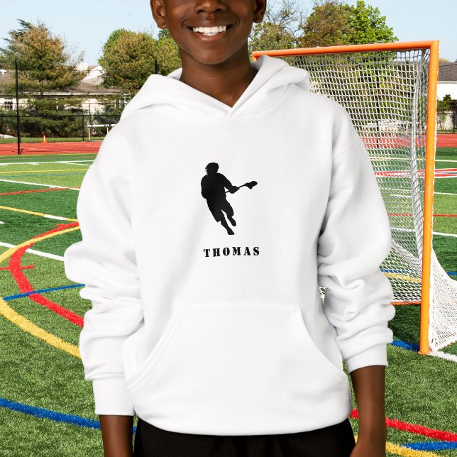 Lacrosse Player & Custom Boy Name Sports Team (Creator Uploaded)