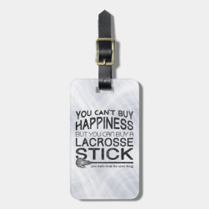 Lacrosse Player Custom Luggage Tag