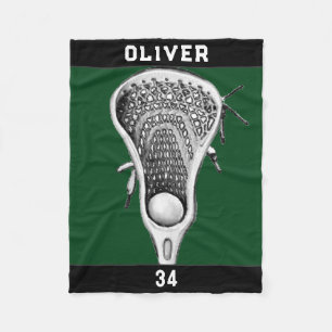 Lacrosse Player Gift Ideas Fleece Blanket