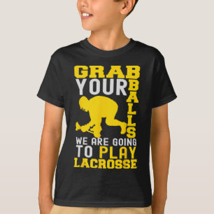 Lacrosse Player Gifts For Men Women Coach Lax Stic T-Shirt