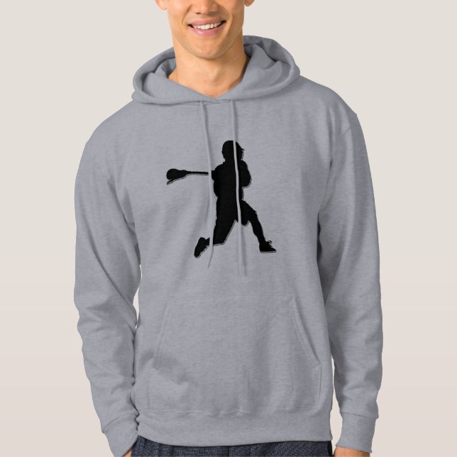 Lacrosse Player Hoodie (Front)