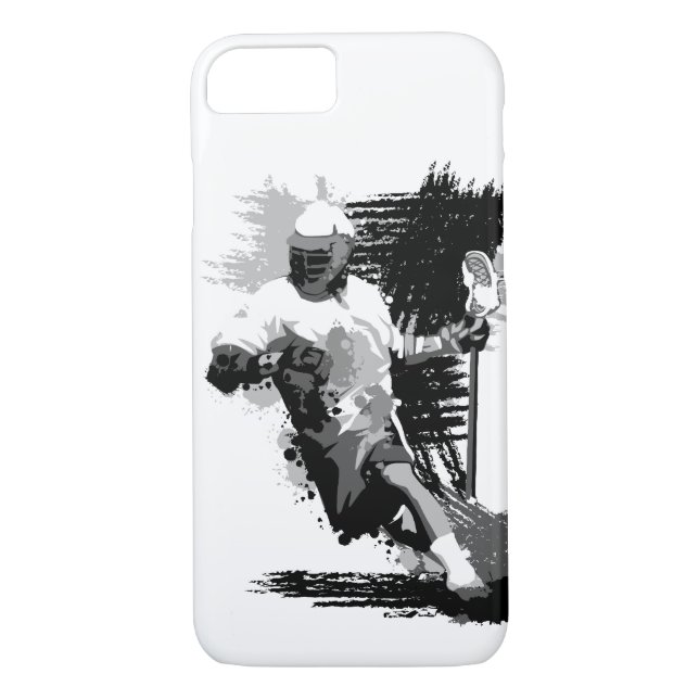 Lacrosse Player I Phone 5 Case (Back)