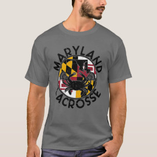 Lacrosse Player Maryland Flag Crap La Lacrosse Sti T-Shirt