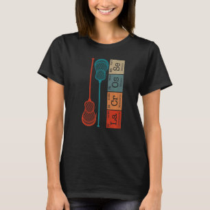 Lacrosse Player Periodic Table Element Chemical Ch T-Shirt