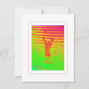 Lacrosse Player Photo Art Colourful Sports Fun