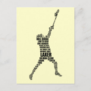 Lacrosse Player Postcards