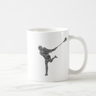 Lacrosse Player Youth Kids Boys Men Coffee Mug