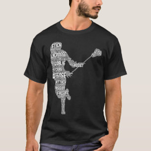 Lacrosse Player Youth Kids Men Boys 1 T-Shirt