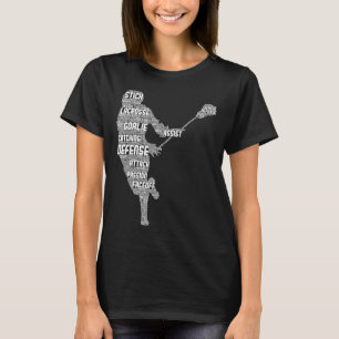 Lacrosse Player Youth Kids Men Boys 1 T-Shirt