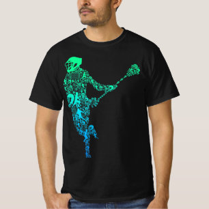 Lacrosse Player Youth Men Boys Kids T-Shirt