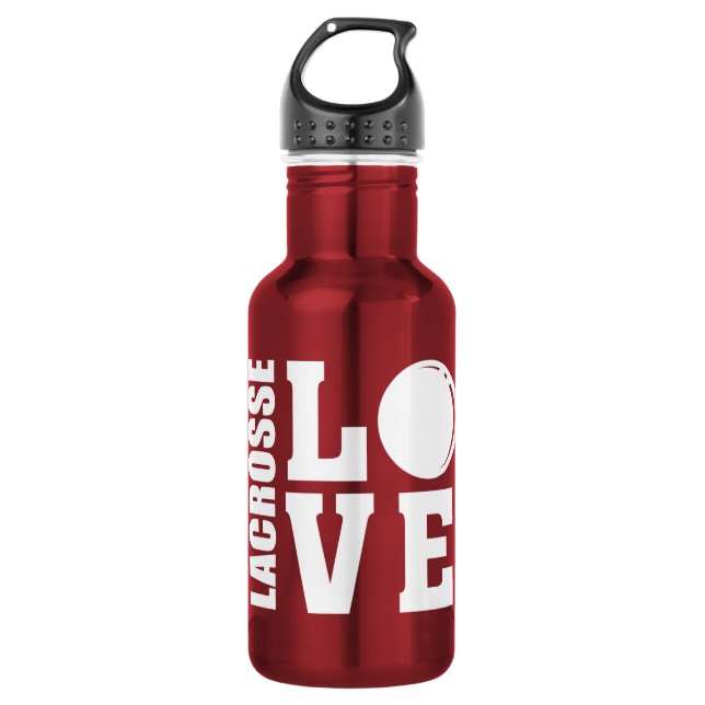 Lacrosse Player's, Love 532 Ml Water Bottle (Front)