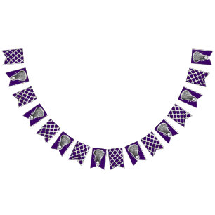 Lacrosse Purple Team Bunting