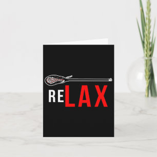 Lacrosse - Relax Lacrosse Sticks  Card