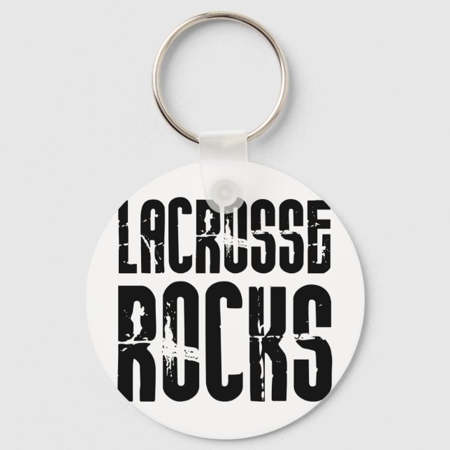 Lacrosse Rocks Key Ring (Front)
