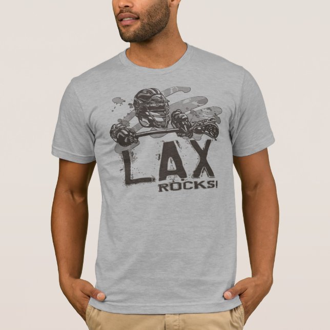 Lacrosse Rocks T-Shirt (Front)