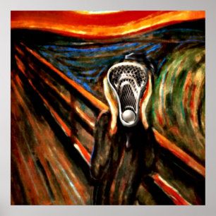 Lacrosse Scream Poster