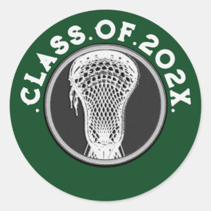 Lacrosse Senior Night Classic Round Sticker
