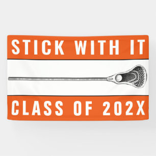 Lacrosse Senior Night Orange Banner